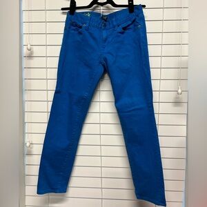 J. Crew Electric Blue Stretch Pants